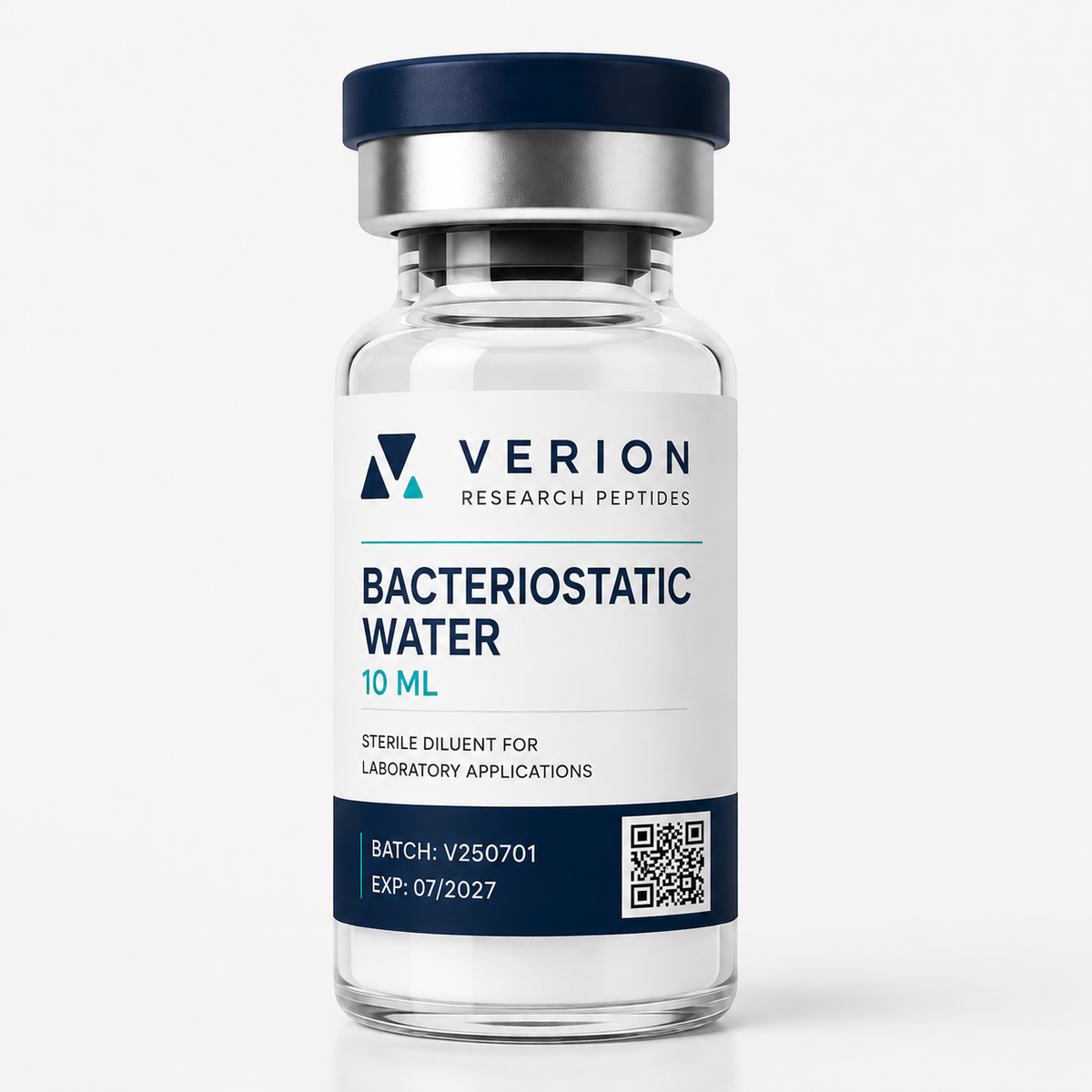 Verion Labs Bacteriostatic Water 30 mL sterile laboratory diluent